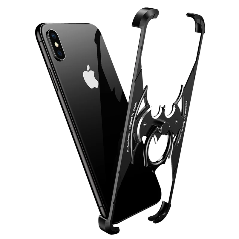 OATSBASF 360 degrees Metal Bumper case For iPhone X 7 8 and For iPhone 7 8 Plus Luxury Personality Shell with Bat Ring
OATSBASF 360 degrees Metal Bumper case For iPhone X 7 8 and For iPhone 7 8 Plus Luxury Personality Shell with Bat Ring