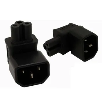 50pcs/lot Professional IEC320 C14 to C5 90 degree bend Industrial socket Plug C5 to C14 Inlet Electrical Socket converter plug
50pcs/lot Professional IEC320 C14 to C5 90 degree bend Industrial socket Plug C5 to C14 Inlet Electrical Socket converter plug