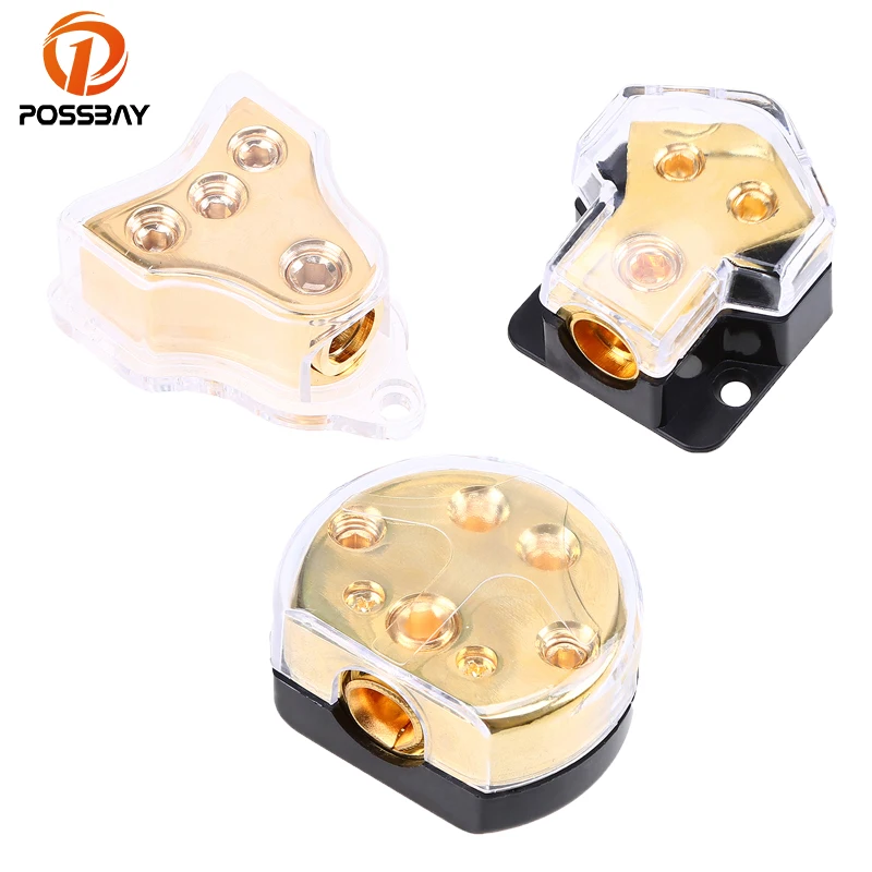 POSSBAY Car Audio Fuseholder 1 In 2 Out/1 In 3 Out/1 In 4 Out Power Distributor Block Fuse Holder Waterproof Fuse Box
POSSBAY Car Audio Fuseholder 1 In 2 Out/1 In 3 Out/1 In 4 Out Power Distributor Block Fuse Holder Waterproof Fuse Box