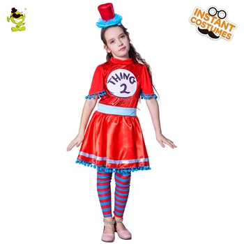 Girls Cute Circus Clown Costume Girl's Naughty Summer Dress With Hat Girls Party Costume
Girls Cute Circus Clown Costume Girl's Naughty Summer Dress With Hat Girls Party Costume