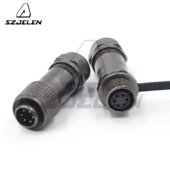 

WEIPU ST12series 2 3 4 5 6 7 9pin Metal Waterproof Connector Plugs and Sockets, IP68 waterproof Male Female Connectors