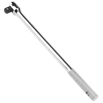 1Piece 24 Inch Long 1/2 Inch Breaker Bar Socket Driver 180 Degree Flex Head With Spring-Loaded Ball Bearing Socket Wrench Hand 
1Piece 24 Inch Long 1/2 Inch Breaker Bar Socket Driver 180 Degree Flex Head With Spring-Loaded Ball Bearing Socket Wrench Hand