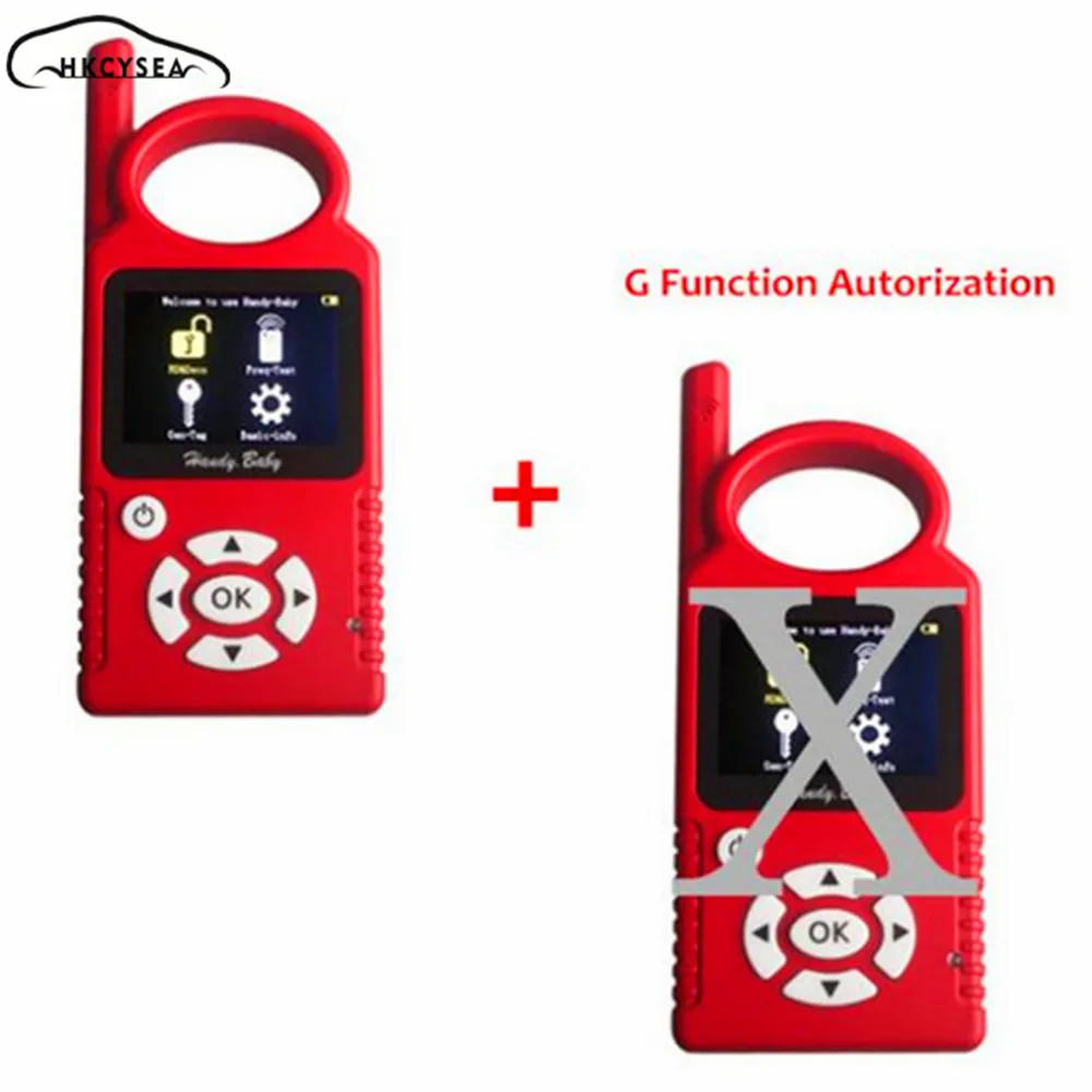 V9.0.5 Handy Baby Hand-Held Car Key Copy Auto Key Programmer for 4D/46/48 Chips + G Chip Copy Function Red Blue Gray Color
V9.0.5 Handy Baby Hand-Held Car Key Copy Auto Key Programmer for 4D/46/48 Chips + G Chip Copy Function Red Blue Gray Color