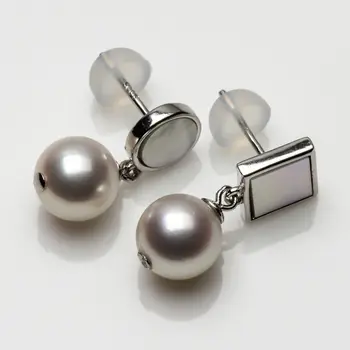 Free Shipping Luminous 8-8.5mm Round Real Akoya White Pearl Drop Earrings 925 Sterling Silver #0207
Free Shipping Luminous 8-8.5mm Round Real Akoya White Pearl Drop Earrings 925 Sterling Silver #0207