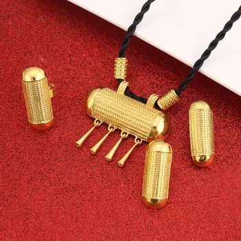 New Ethiopian Gold Color Sets Pendant Necklaces Earrings Ring Habesha Jewelry Eritrean Wedding Gifts
New Ethiopian Gold Color Sets Pendant Necklaces Earrings Ring Habesha Jewelry Eritrean Wedding Gifts