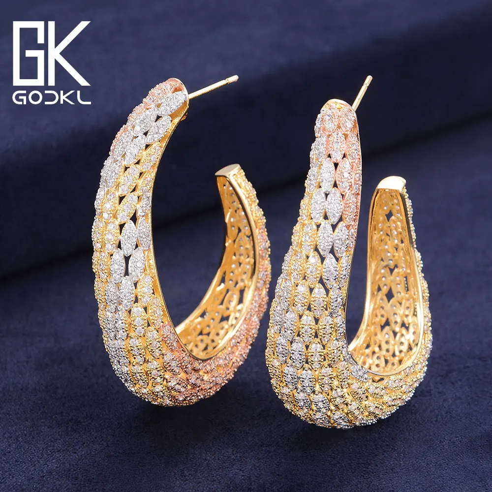 GODKI Luxury Geometric Cubic Zirconia Statement Big Hoop Earrings For Women Wedding DUBAI Bridal Round Circle Hoop Earrings 2018
GODKI Luxury Geometric Cubic Zirconia Statement Big Hoop Earrings For Women Wedding DUBAI Bridal Round Circle Hoop Earrings 2018