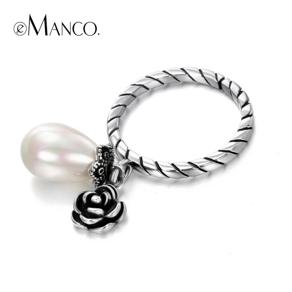 e-Manco 925 Silver Rose Pearls Rings Oval Rice Freshwater Pearls Rings For Women Fine Jewelry Simple Rose Flower Rings
e-Manco 925 Silver Rose Pearls Rings Oval Rice Freshwater Pearls Rings For Women Fine Jewelry Simple Rose Flower Rings