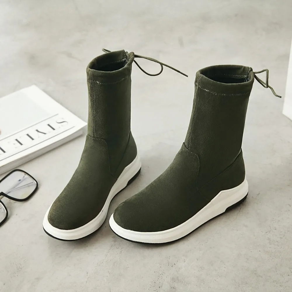 Women Snow Boots Woman Winter Shoes Size 34-43 Warm High Quality Mid Calf Lace Up Rubber Sole 2018 New Fashion SB213
Women Snow Boots Woman Winter Shoes Size 34-43 Warm High Quality Mid Calf Lace Up Rubber Sole 2018 New Fashion SB213