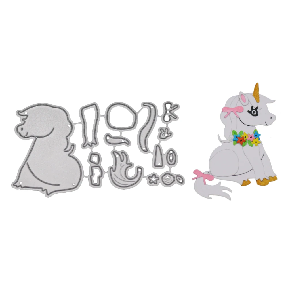 Unicorn Cutting Dies Scrapbooking Embossing Die Cut Stencils DIY CRAFT Decoration metal Paper Cards Template
Unicorn Cutting Dies Scrapbooking Embossing Die Cut Stencils DIY CRAFT Decoration metal Paper Cards Template