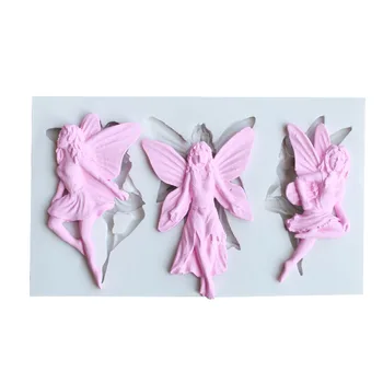 Little fairy Candy Cake Fondant Silicone Mold Soap Baking Molds DIY Cake Wedding Decoration Tools
Little fairy Candy Cake Fondant Silicone Mold Soap Baking Molds DIY Cake Wedding Decoration Tools
