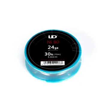100% original UD Nichrome wire Youde 24ga 26ga 28ga heating resistance 30ft wire for Ecig RDA RTA
100% original UD Nichrome wire Youde 24ga 26ga 28ga heating resistance 30ft wire for Ecig RDA RTA