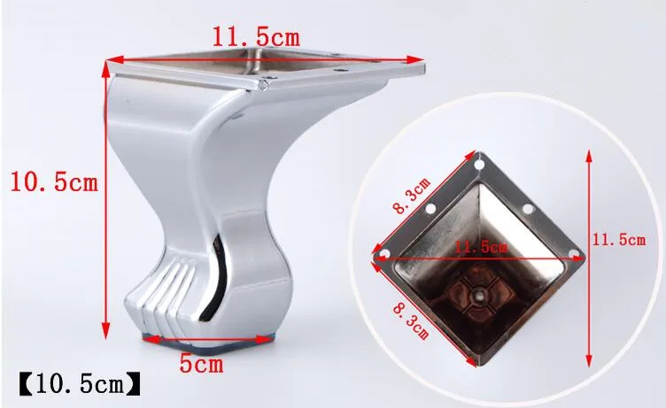 Description Picture 3 of itemEuropean Metal Furniture Legs for TV Cabinet Chairs Sofa Table Feet Support Bracket DIY Handcrafts Furniture Hardware
