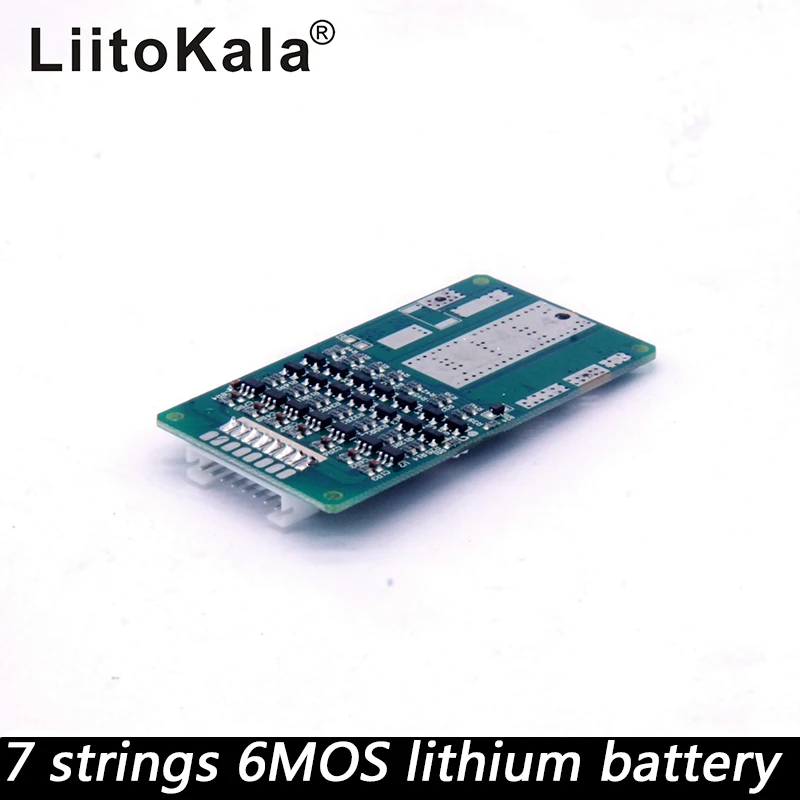 liitokala 7 S 15A 24 V PCB 6 BMS Protector for 7 pack 18650 Battery of Lithium-ion ion Battery Module Protector
liitokala 7 S 15A 24 V PCB 6 BMS Protector for 7 pack 18650 Battery of Lithium-ion ion Battery Module Protector