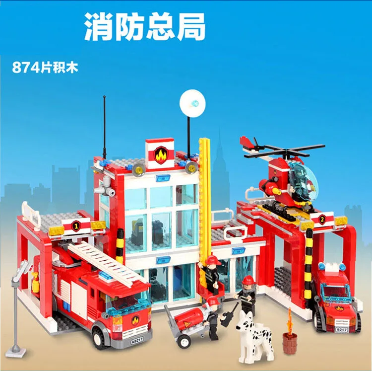 lego estacion de bomberos instrucciones