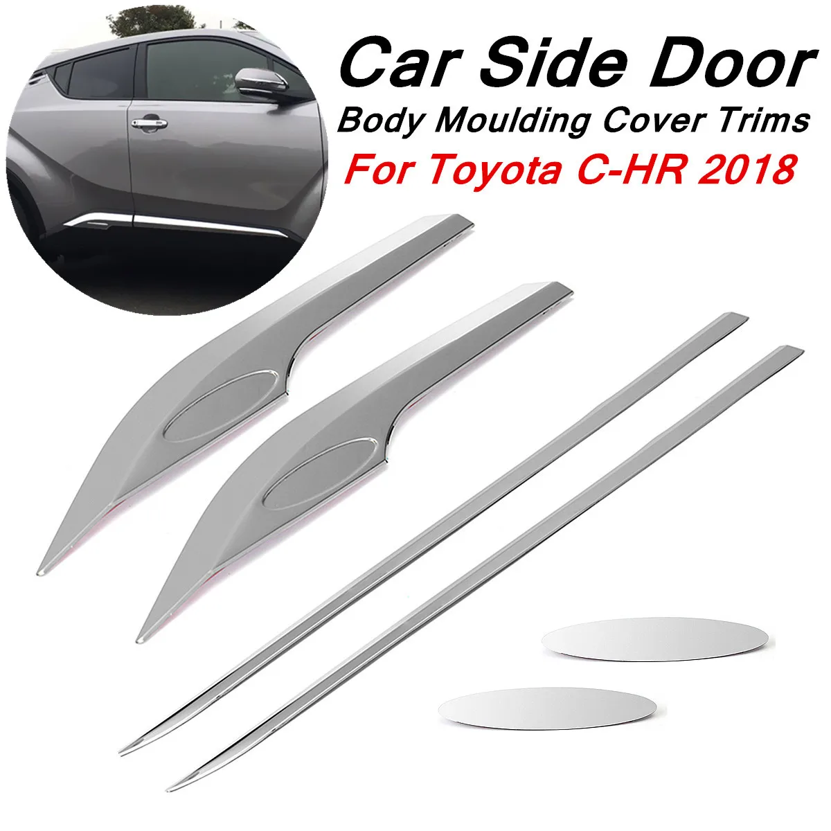 Car Side Door Body Moulding Cover Trims for Toyota C-HR CHR 2018 Waterproof Stainless Steel Easy to Install No Fade No Rust
Car Side Door Body Moulding Cover Trims for Toyota C-HR CHR 2018 Waterproof Stainless Steel Easy to Install No Fade No Rust