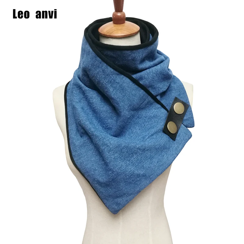 leo anvi newest designer scarf cotton denim neutral leather Button winter ring women and men fashion tube scarf femme
leo anvi newest designer scarf cotton denim neutral leather Button winter ring women and men fashion tube scarf femme