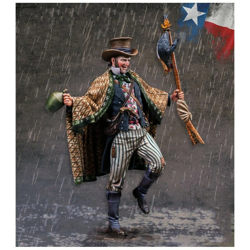 Unassambled 1/24 75MM Siege of Bexar man soldier 75MM Historical Resin kit miniature model Unpainted
Unassambled 1/24 75MM Siege of Bexar man soldier 75MM Historical Resin kit miniature model Unpainted