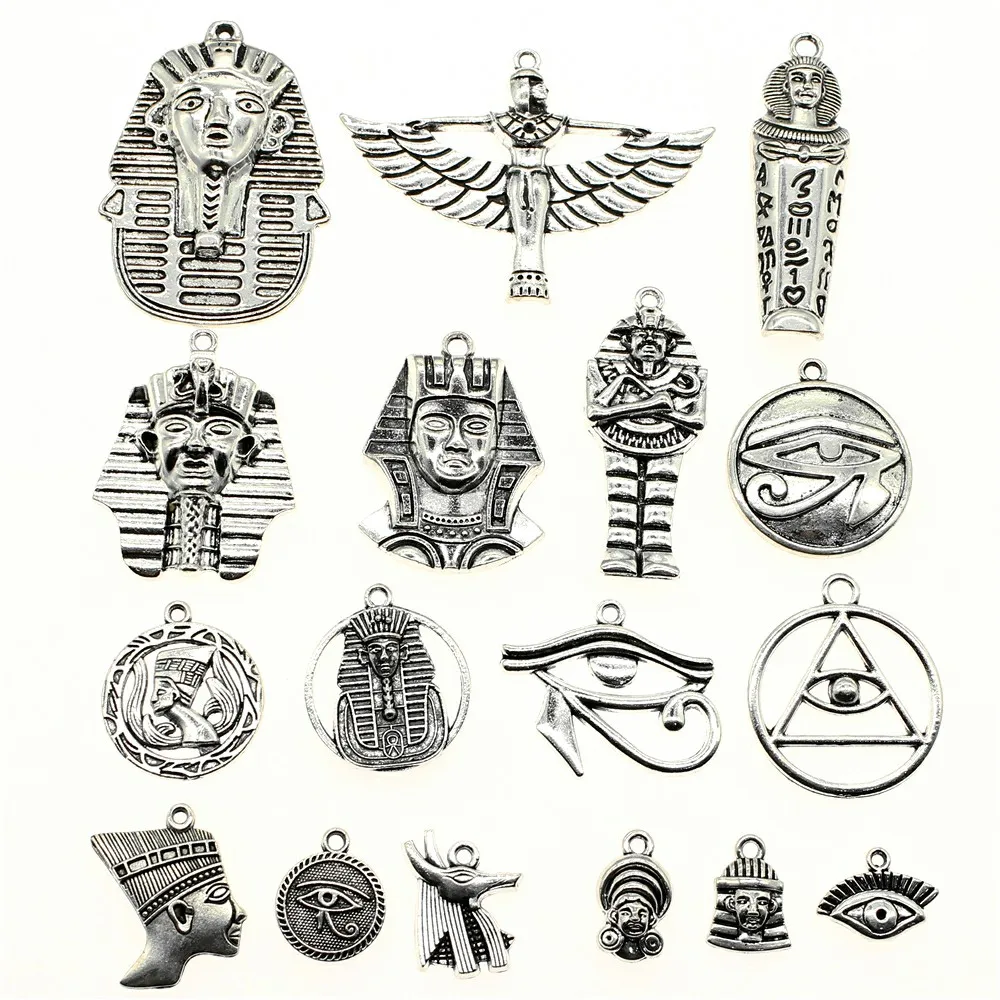 100Gram Mix Designs Antique Silver Color Zinc Alloy Egypt Series Charms Pendant Jewelry Accessories
100Gram Mix Designs Antique Silver Color Zinc Alloy Egypt Series Charms Pendant Jewelry Accessories