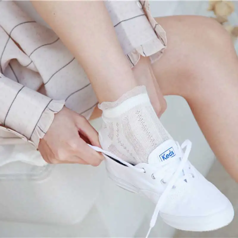 New Arrival Japan Style Glass Thin Ankle Solid Pattern Socks Student Low Ankle Art Socks Female Summer Art Fishnet Socks Sox
New Arrival Japan Style Glass Thin Ankle Solid Pattern Socks Student Low Ankle Art Socks Female Summer Art Fishnet Socks Sox