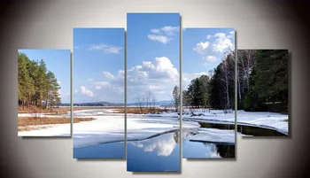 2017 Promotion Painting Unframed 5 Pieces Snow Melting Painting Room Decoration Print Picture Canvas Free Shipping
2017 Promotion Painting Unframed 5 Pieces Snow Melting Painting Room Decoration Print Picture Canvas Free Shipping