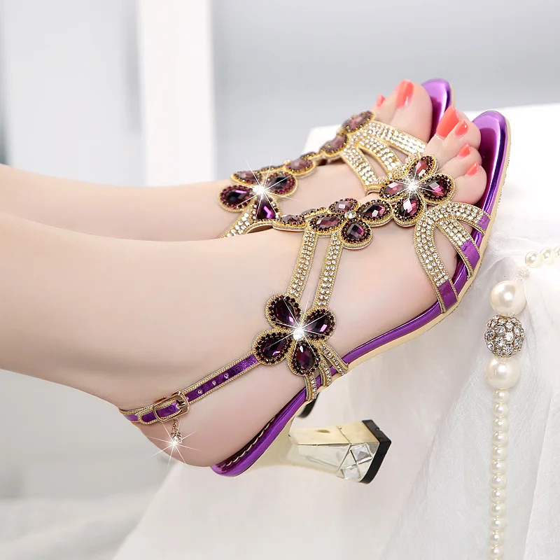 Big Size 34-40 Ankle Strap Square High Heel Less Platform Women Sandals Summer Rhinestone Open Toe Buckle Shoes Hot Sale 3176
Big Size 34-40 Ankle Strap Square High Heel Less Platform Women Sandals Summer Rhinestone Open Toe Buckle Shoes Hot Sale 3176
