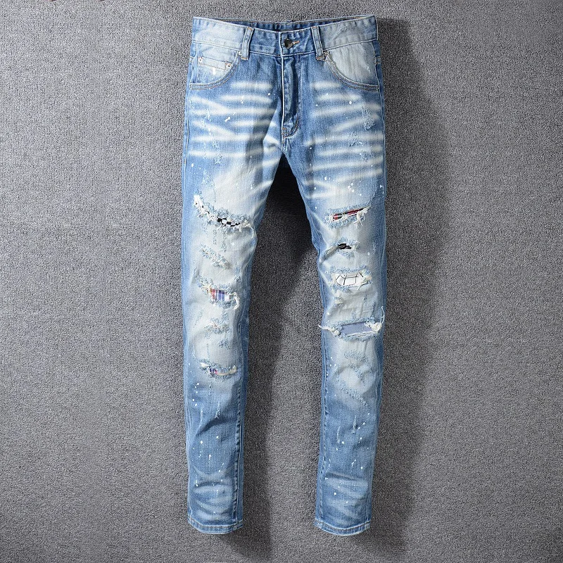 Autumn and Winter New Blue Male Fashion Large Size Skinny Jeans Men Clothes Hip Hop Ropa De Hombre 2018 Denim Streetwear
Autumn and Winter New Blue Male Fashion Large Size Skinny Jeans Men Clothes Hip Hop Ropa De Hombre 2018 Denim Streetwear