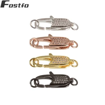 2pcs/lot Metal Lobster Clasps With Crystal Gold/Rose Gold Lobster Clasps Hooks For Jewelry Making Finding DIY Necklace Bracelet
2pcs/lot Metal Lobster Clasps With Crystal Gold/Rose Gold Lobster Clasps Hooks For Jewelry Making Finding DIY Necklace Bracelet