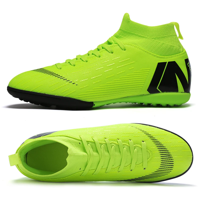 Men's Soccer Cleats High Ankle Football Shoes HTB1cMz7bi 1gK0jSZFqq6ApaXXae.jpg - Men's Soccer Cleats High Ankle Football Shoes
