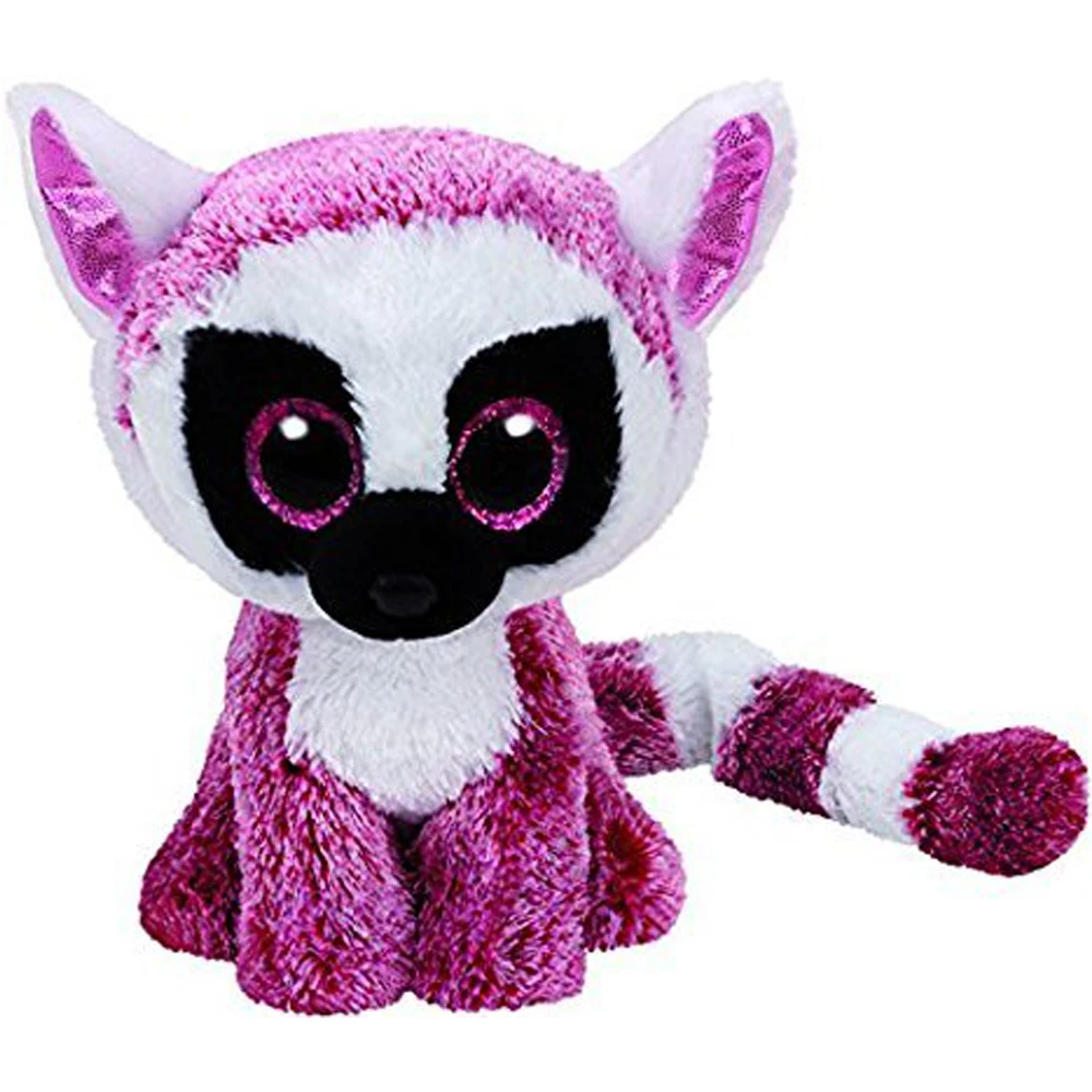 Pyoopeo Original Ty Boos 6" 15cm LeeAnn the Pink Lemur Plush Regular Soft Big-eyed Stuffed Animal Collectible Doll Toy
Pyoopeo Original Ty Boos 6" 15cm LeeAnn the Pink Lemur Plush Regular Soft Big-eyed Stuffed Animal Collectible Doll Toy