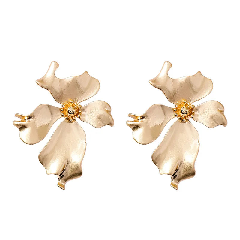 8SEASONS 2019 New Vintage Gold Silver Color Metal Flower Big Stud Earrings For Women Fashion Trendy Hyperbole Jewelry 1 Pair
8SEASONS 2019 New Vintage Gold Silver Color Metal Flower Big Stud Earrings For Women Fashion Trendy Hyperbole Jewelry 1 Pair