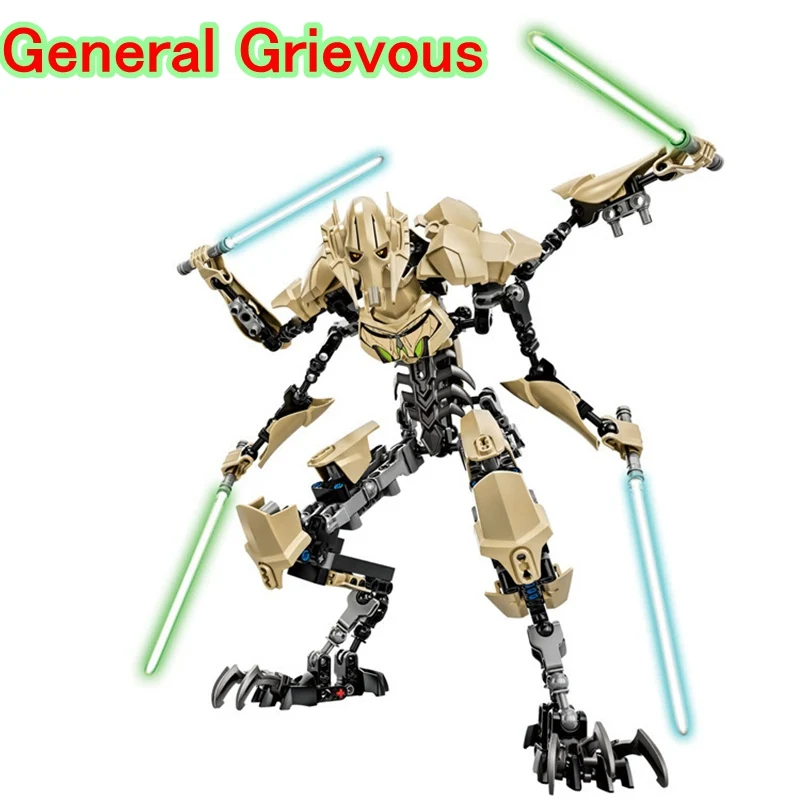 General Grievous DIY Bricks Single Sale Legoing Star Wars Starwars Confederacy of Independent Systems Building Block Toy for Kid
General Grievous DIY Bricks Single Sale Legoing Star Wars Starwars Confederacy of Independent Systems Building Block Toy for Kid