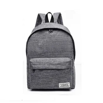Casual Men's Women's Universal Backpack England style Canvas School Bag Fashion Solid Color Portable Shoulder Bag
Casual Men's Women's Universal Backpack England style Canvas School Bag Fashion Solid Color Portable Shoulder Bag