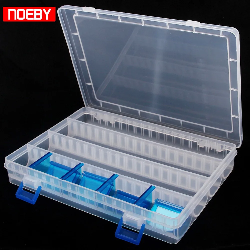 NOEBY Multifunctional Waterproof Fishing Box Plastic 25X18X4 For Carpe Fish Accesorio Pesca Peche Lure Tackle Boxe Storage Case
NOEBY Multifunctional Waterproof Fishing Box Plastic 25X18X4 For Carpe Fish Accesorio Pesca Peche Lure Tackle Boxe Storage Case