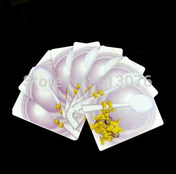 5sets Spoon Card Set Magic Tricks Card Pattern Change Magie Close Up Gimmick Props Appearing Mentalism Funny
5sets Spoon Card Set Magic Tricks Card Pattern Change Magie Close Up Gimmick Props Appearing Mentalism Funny