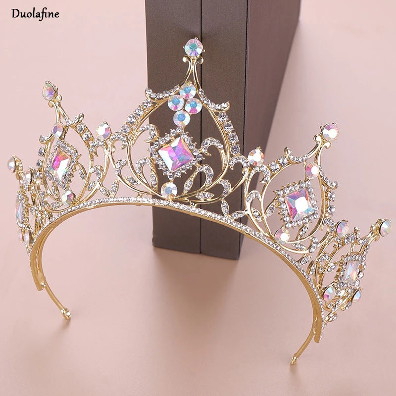 2019 Trendy AB Color Crystal Bride Wedding Crown Head Jewelry Fashion Baroque Handmade Princess Rhinestone Hair Accessories
2019 Trendy AB Color Crystal Bride Wedding Crown Head Jewelry Fashion Baroque Handmade Princess Rhinestone Hair Accessories