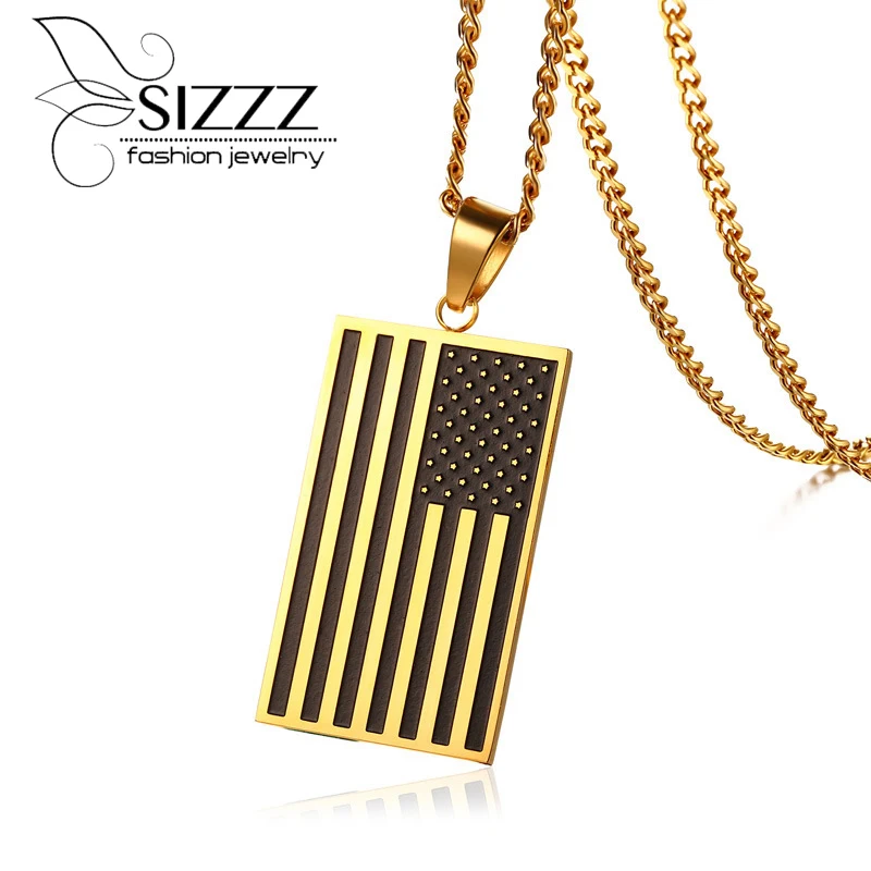 SIZZZ 2017 New Stainless steel flag pendant men Europe and the United States style jewelry wholesale 
SIZZZ 2017 New Stainless steel flag pendant men Europe and the United States style jewelry wholesale