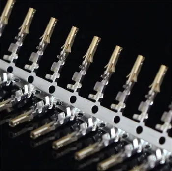 3.0 mm Micro-Fit 3.0 Connector half gold Crimp Terminal male Tin (Sn) Plated Phosphor Bronze Contact 20-24 AWG Cross Molex
3.0 mm Micro-Fit 3.0 Connector half gold Crimp Terminal male Tin (Sn) Plated Phosphor Bronze Contact 20-24 AWG Cross Molex