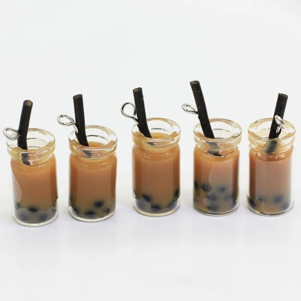 Yamily 5pcs/10*26mm resin simulation bottle Charms Resin Pearl Milk Tea Bottle Pendants Earring Charms For Jewelry Accessories
Yamily 5pcs/10*26mm resin simulation bottle Charms Resin Pearl Milk Tea Bottle Pendants Earring Charms For Jewelry Accessories