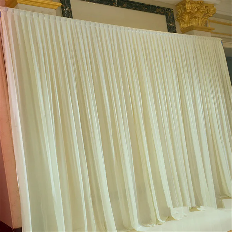 Ice Silk Fabric Wedding Backdrop Stage Background Silk Drape Curtain Swag For Party Banquet Birthday Wedding Decoration
Ice Silk Fabric Wedding Backdrop Stage Background Silk Drape Curtain Swag For Party Banquet Birthday Wedding Decoration