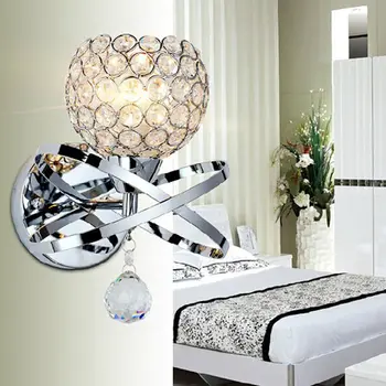 1 Set AC84-240V Creative Crystal Wall Light Decorative Lighting Sconce Modern Wall Lamp Fashion E14 Silver Wall Lamps
1 Set AC84-240V Creative Crystal Wall Light Decorative Lighting Sconce Modern Wall Lamp Fashion E14 Silver Wall Lamps