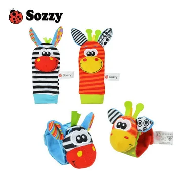 Sozzy Infant Baby Kids Socks rattle toys Wrist Rattle and Foot Socks 0~24 Months 4 pcs/lot (2 pcs waist + 2 pcs socks)
Sozzy Infant Baby Kids Socks rattle toys Wrist Rattle and Foot Socks 0~24 Months 4 pcs/lot (2 pcs waist + 2 pcs socks)