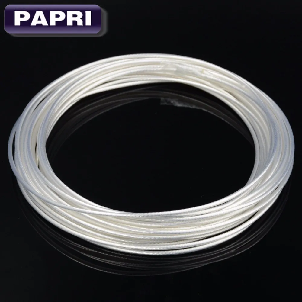 PAPRI Teflon High Purity OCC Copper Silver Wire 1.5mm2 DIY Cable 19strands*0.32 For Audio Amplifier AWG15 95 Meters 311.67Feet
PAPRI Teflon High Purity OCC Copper Silver Wire 1.5mm2 DIY Cable 19strands*0.32 For Audio Amplifier AWG15 95 Meters 311.67Feet