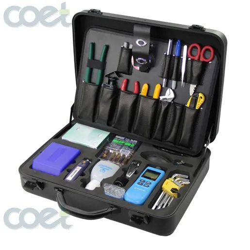 Fiber Toolkit KomShine KFS-35D Basic Fiber Optic Tool Kit/Herramientas de Fibra Optica with OPM, Fiber Cleaver,VFL
Fiber Toolkit KomShine KFS-35D Basic Fiber Optic Tool Kit/Herramientas de Fibra Optica with OPM, Fiber Cleaver,VFL