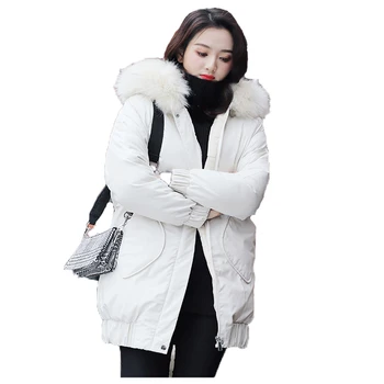 Winter fashion parka coat women new korean long sleeve Big fur collar white yellow black slim plus thick warmth clothing JD439
Winter fashion parka coat women new korean long sleeve Big fur collar white yellow black slim plus thick warmth clothing JD439