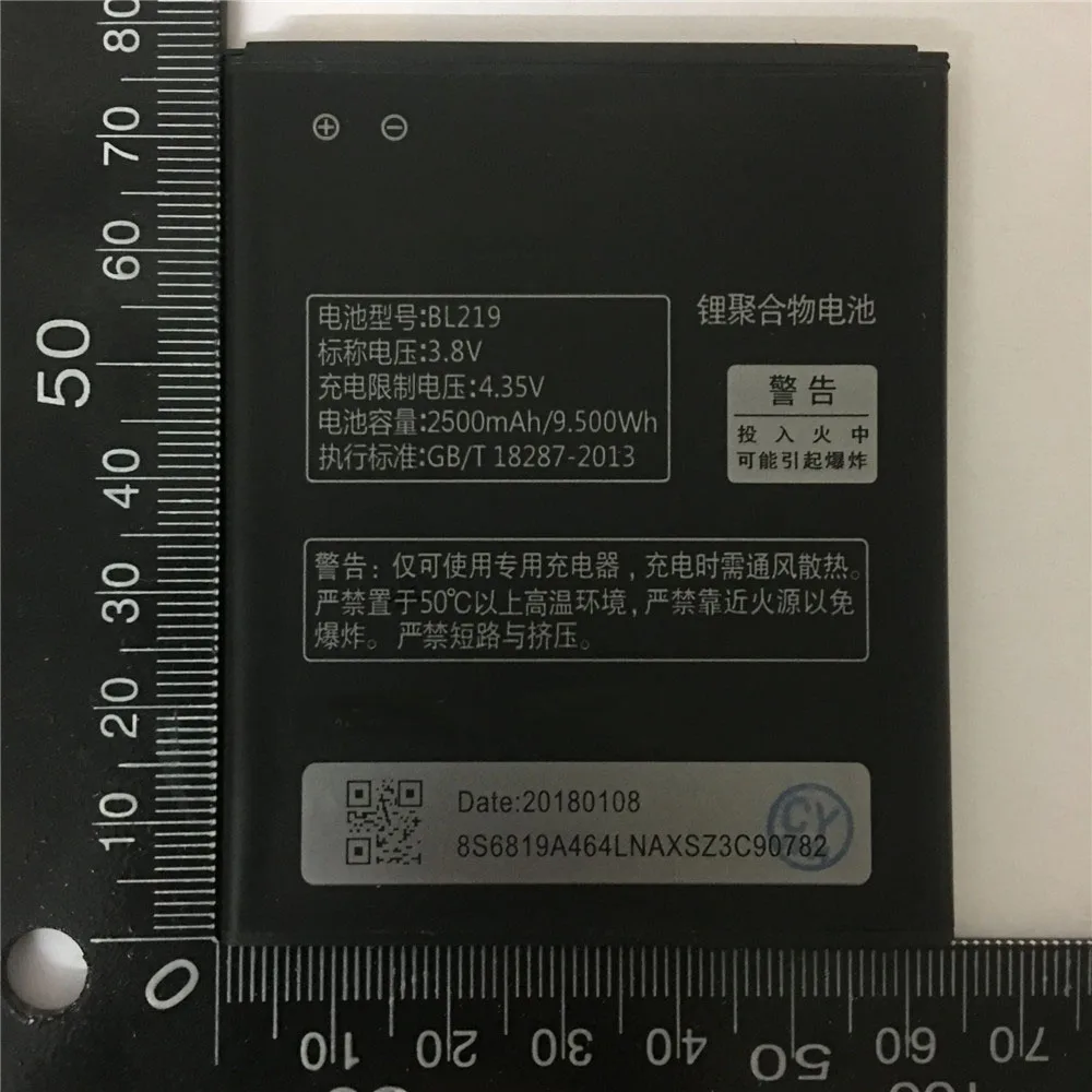 100% Original Backup BL219 2500mAh Battery Use for Lenovo A880 S856 A889 A890e S810t A850+ A916
100% Original Backup BL219 2500mAh Battery Use for Lenovo A880 S856 A889 A890e S810t A850+ A916