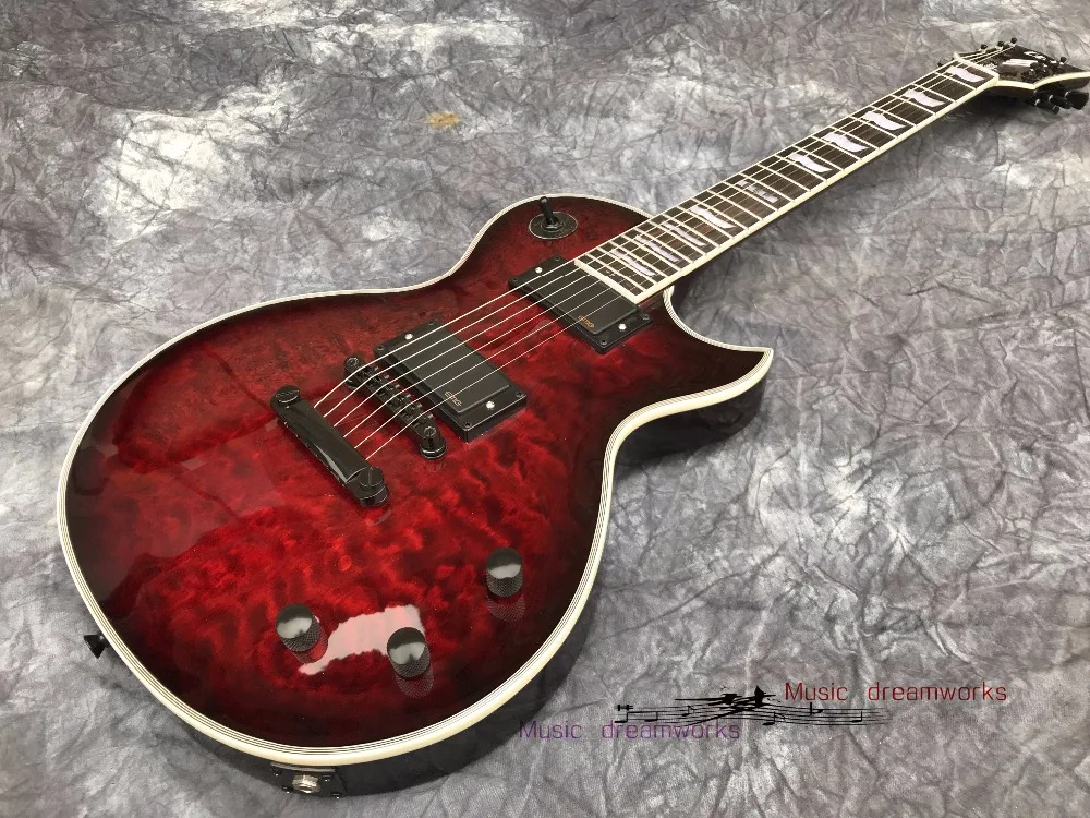 China firehawk electric guitar Custom guitars New style, black metal hardware, quilted maple wood Free shipping
China firehawk electric guitar Custom guitars New style, black metal hardware, quilted maple wood Free shipping