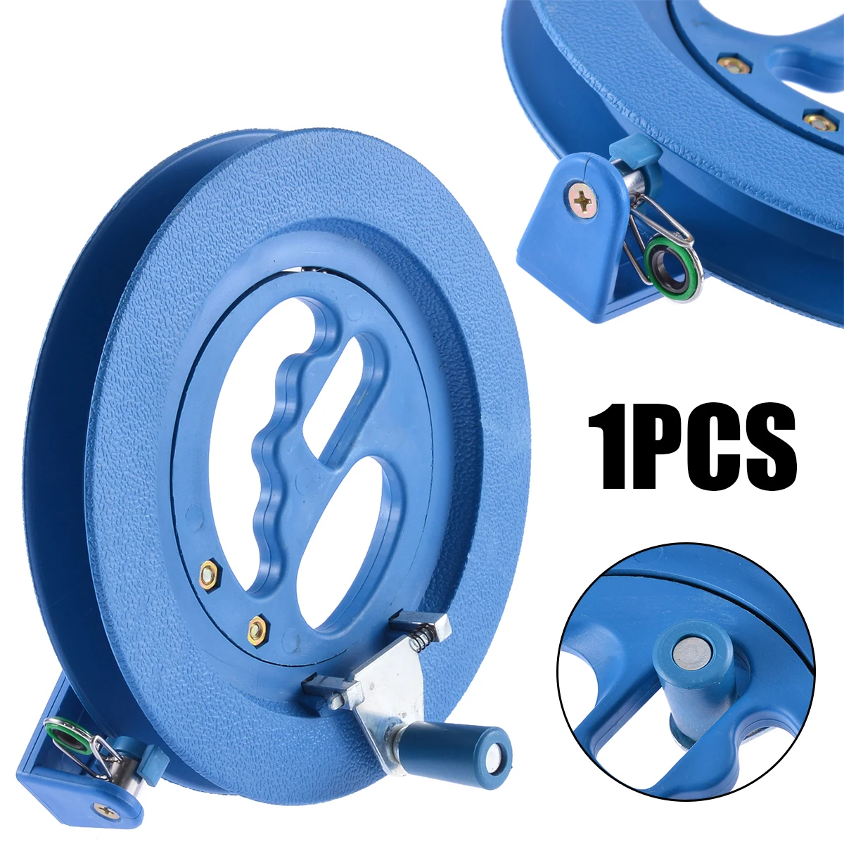 High Quality 16cm Kite Reel ABS Plastic Blue 200m Kite Reel Grip Winder Flying Tools Winding Machine Kites & Accessories