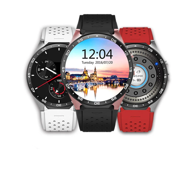 Kw88 android 5 1 OS Смарт часы Электроника 39 дюймов SmartWatch телефон Поддержка 3G wifi google gps