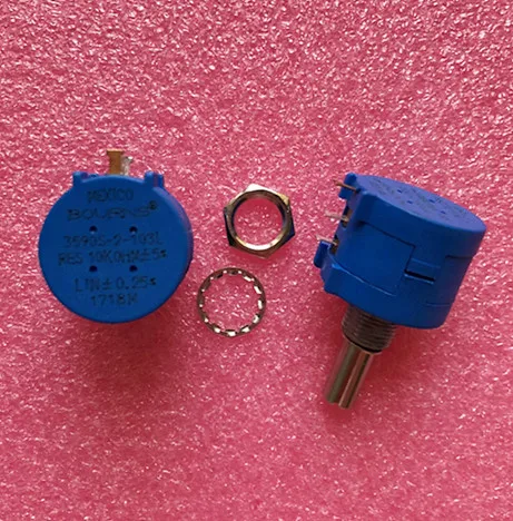 3590S-2-103L 3590S 10K ohm Precision Multiturn Potentiometer 10 Ring Adjustable Resistor
3590S-2-103L 3590S 10K ohm Precision Multiturn Potentiometer 10 Ring Adjustable Resistor