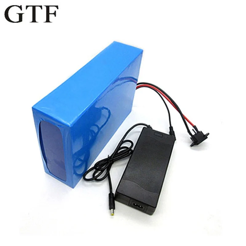 GTF 48V 1000W литиевая батарея 20AH для электровелосипеда с 30A BMS 54 6 V 2A зарядным
